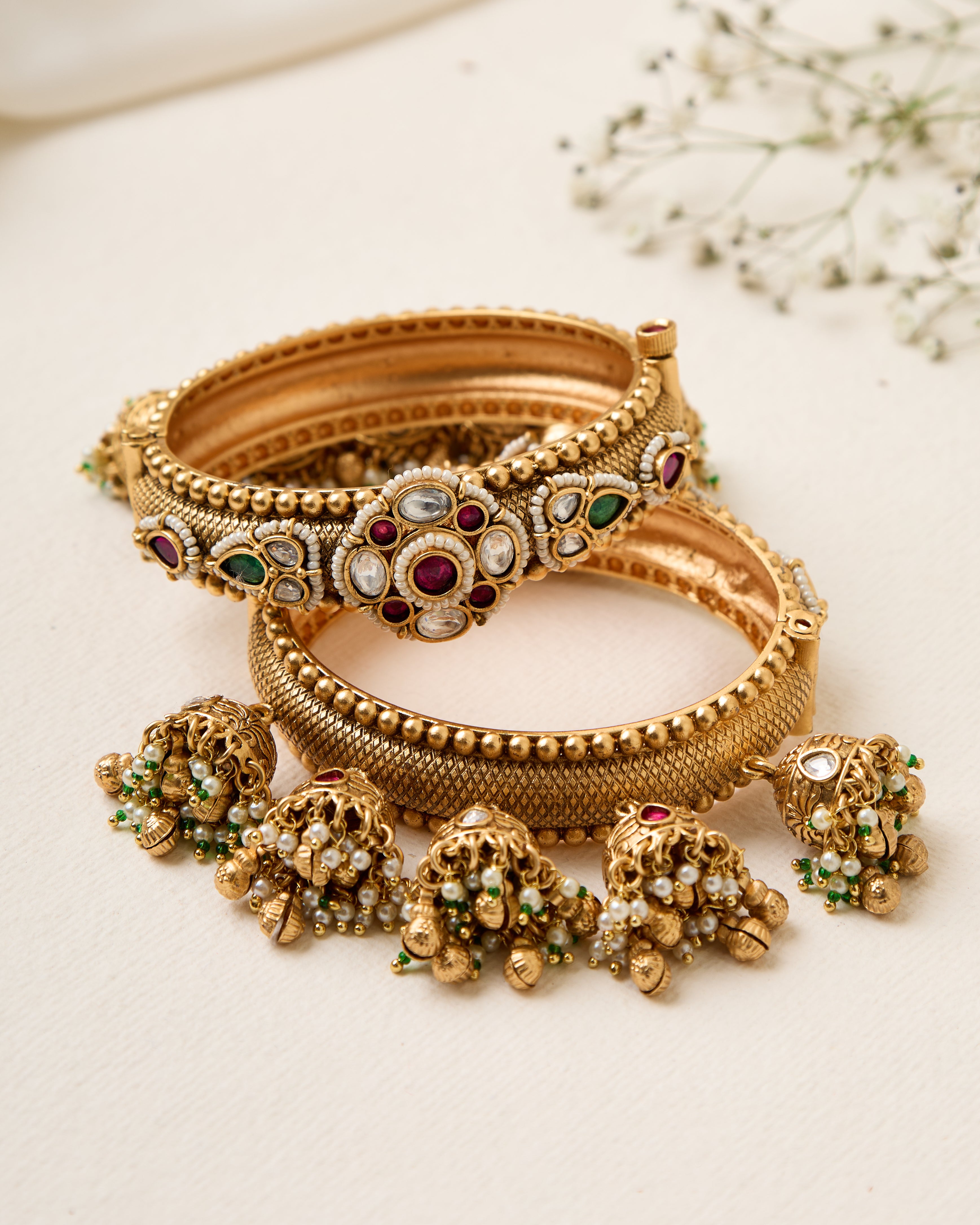 Kashika zumka latkan bangles