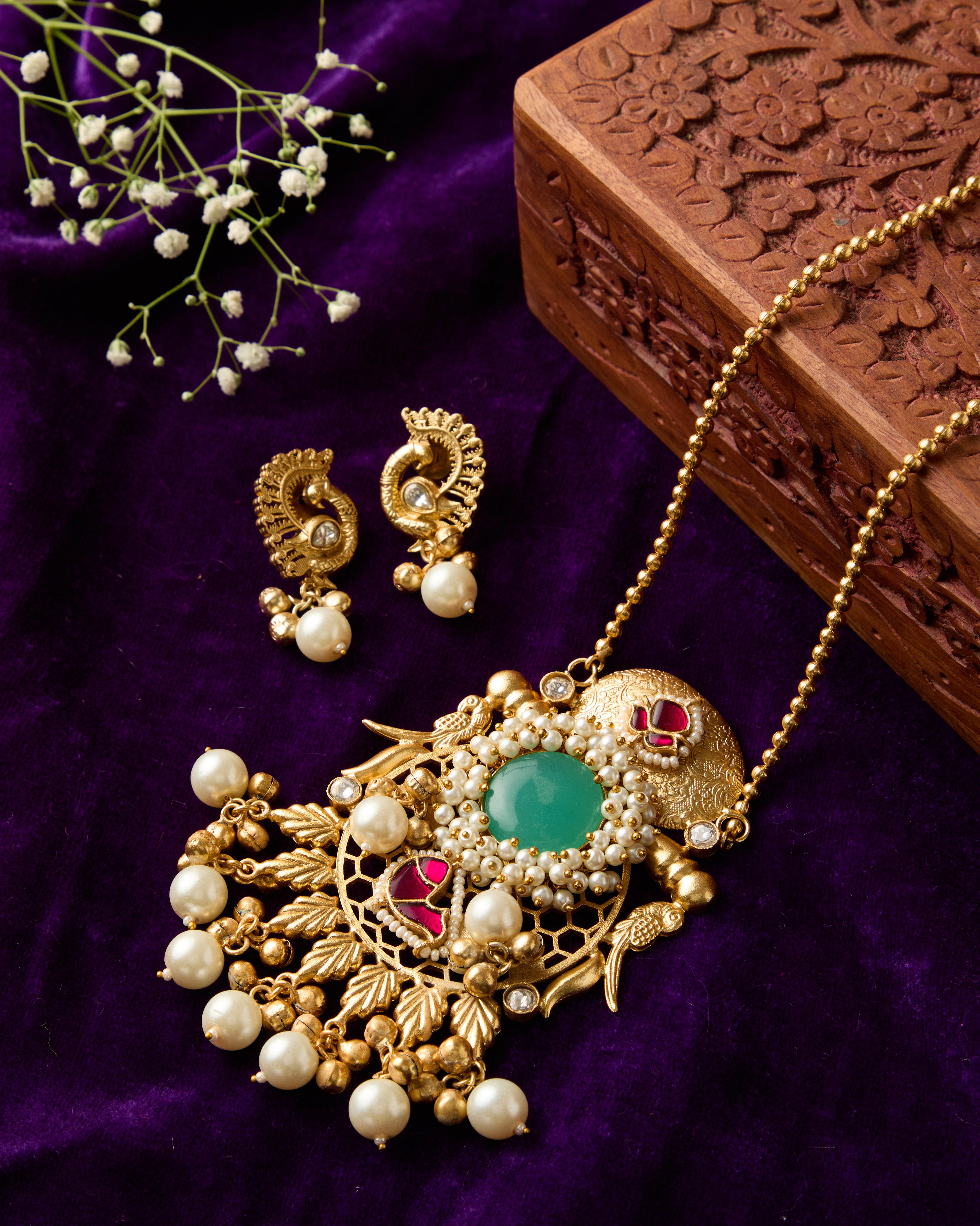 Fimo fusion necklace set