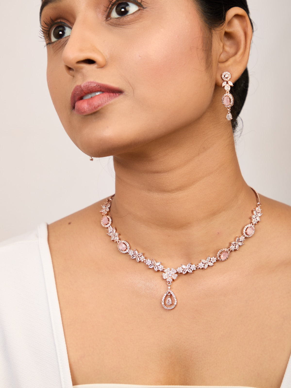 Rose pink Jewelry set