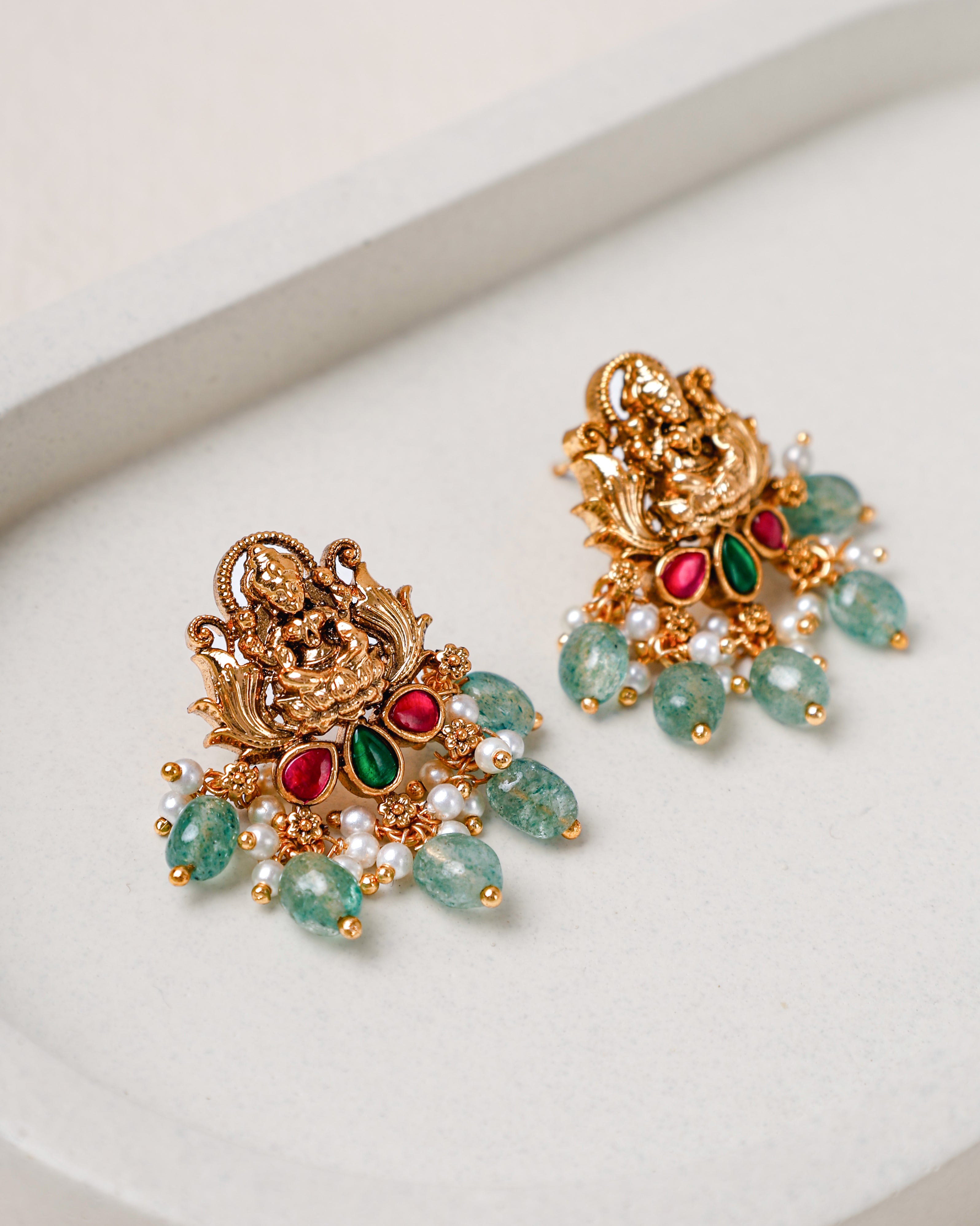 Temple Blossom Heritage Studs