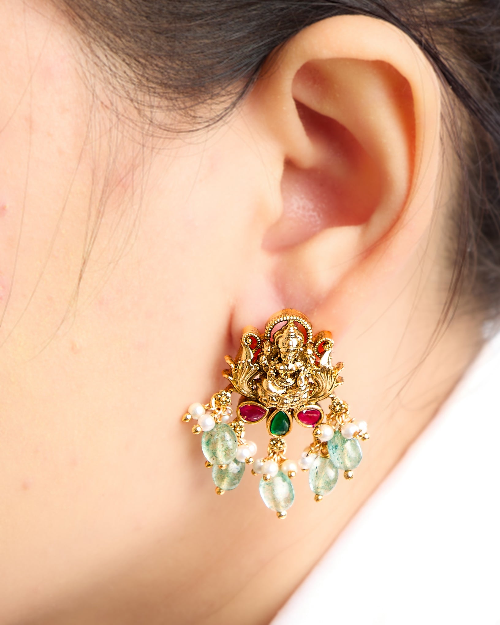 Temple Blossom Heritage Studs