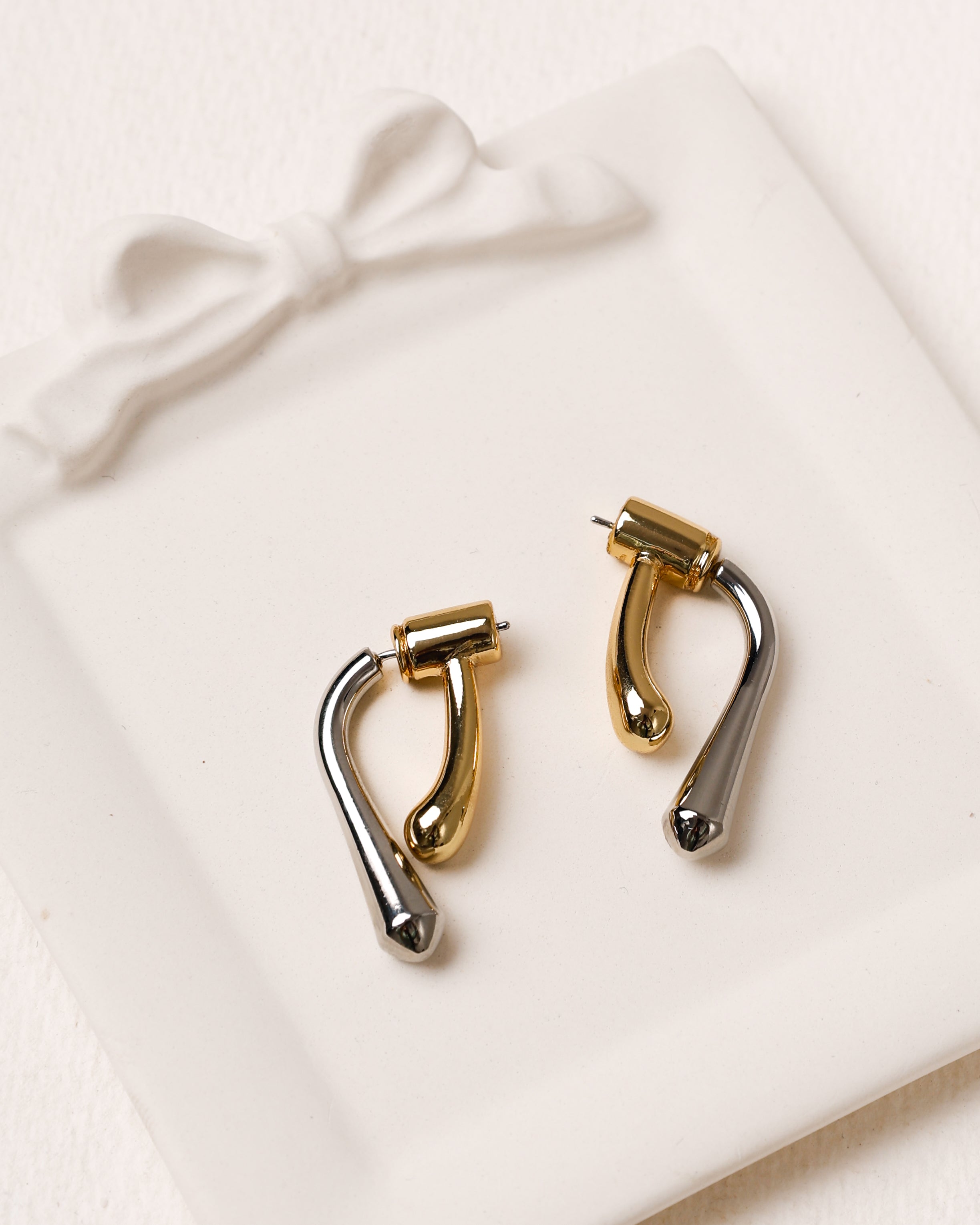 Twist Drop Duo Earrings