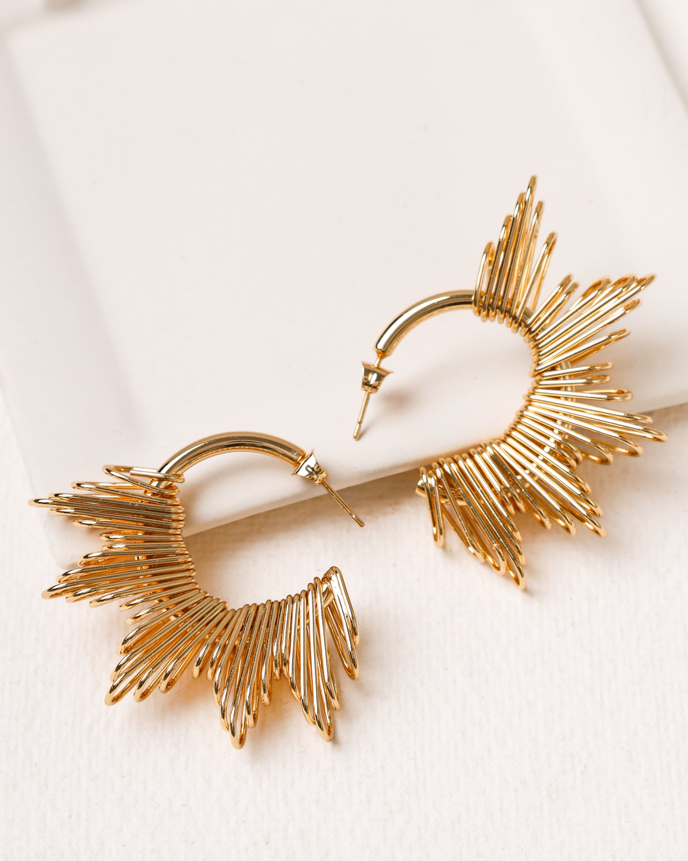 AuraFlare Hoop Earrings